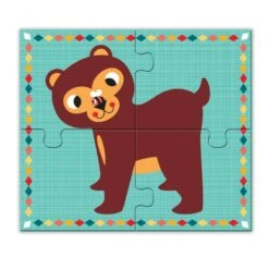 Djeco Rigolo N'co - 4 Puzzles 2 Ans 4 Pièces 12 Djeco Rigolo N'co - 4 Puzzles 2 Ans 4 Pièces -Petit Monde Soldes rigolo and co 4 puzzles 4 pieces 4