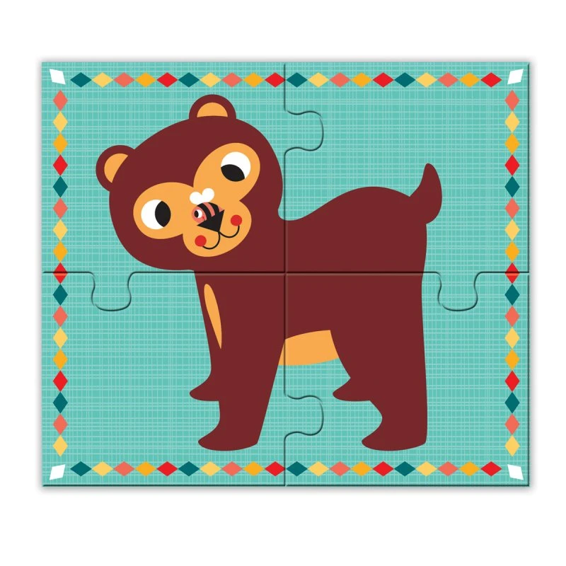 Djeco Rigolo N'co - 4 Puzzles 2 Ans 4 Pièces 7 Djeco Rigolo N'co - 4 Puzzles 2 Ans 4 Pièces – Image 5