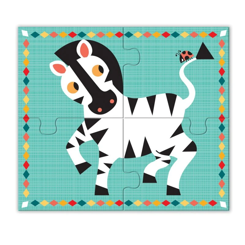 Djeco Rigolo N'co - 4 Puzzles 2 Ans 4 Pièces 8 Djeco Rigolo N'co - 4 Puzzles 2 Ans 4 Pièces – Image 6