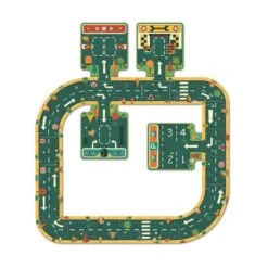 Routes - Puzzle Pop To Play - Djeco - 21 Pièces -Petit Monde Soldes routes puzzle pop to play 3